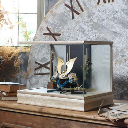 甲冑師「京都武久」作品　湊 minato | 26祈兜 ケース飾り