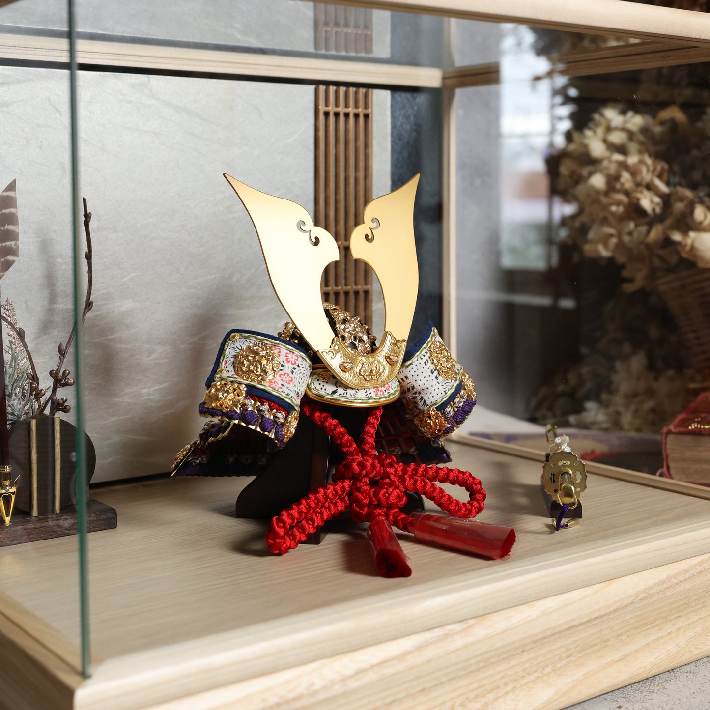 甲冑師「京都武久」作品　仁 jin | 26祈兜 ケース飾り