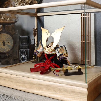 甲冑師「京都武久」作品　仁 jin | 26祈兜 ケース飾り