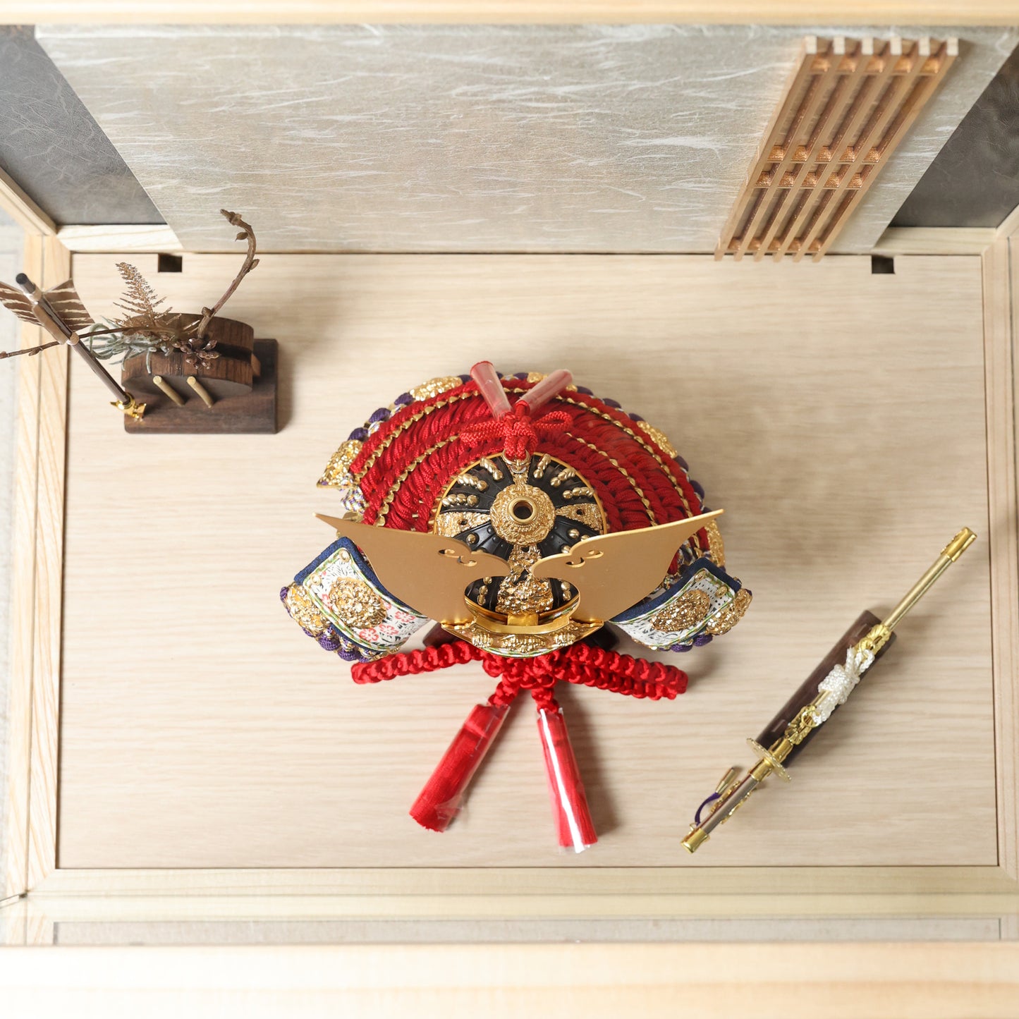 甲冑師「京都武久」作品　仁 jin | 26祈兜 ケース飾り