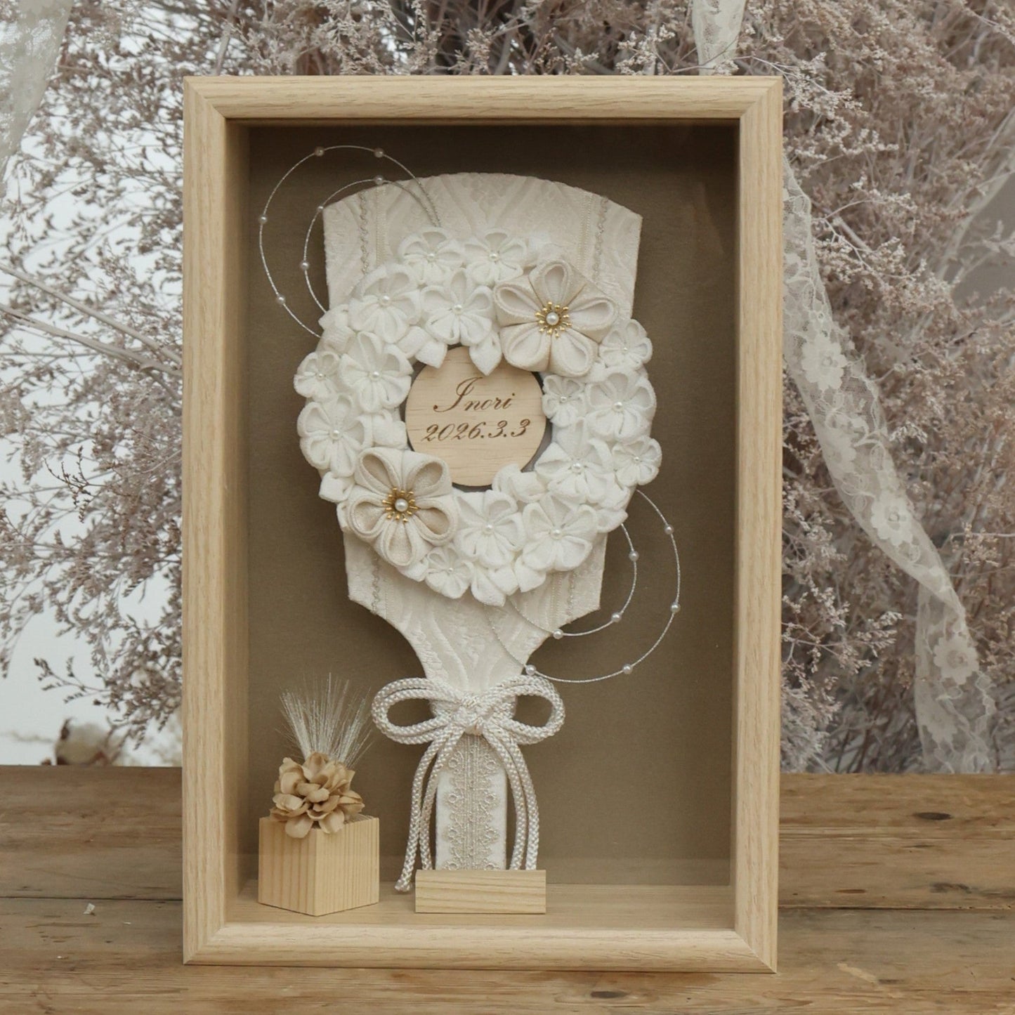 claire クララ ベビーベージュ｜26正月飾り　羽子板