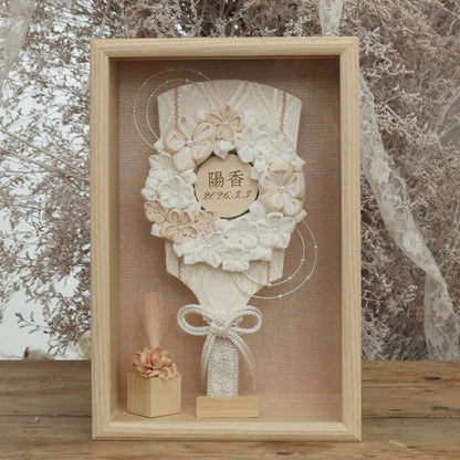 claire クララ ベビーピンク｜26正月飾り　羽子板