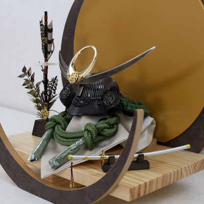 翠斗 suito｜26祈兜 三日月(大)飾り