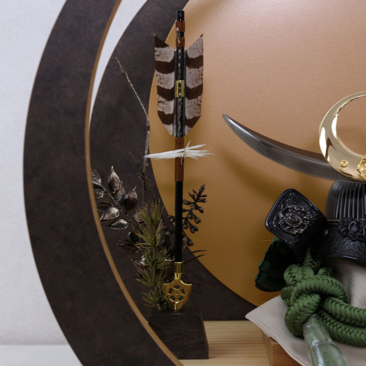 翠斗 suito｜26祈兜 三日月(大)飾り