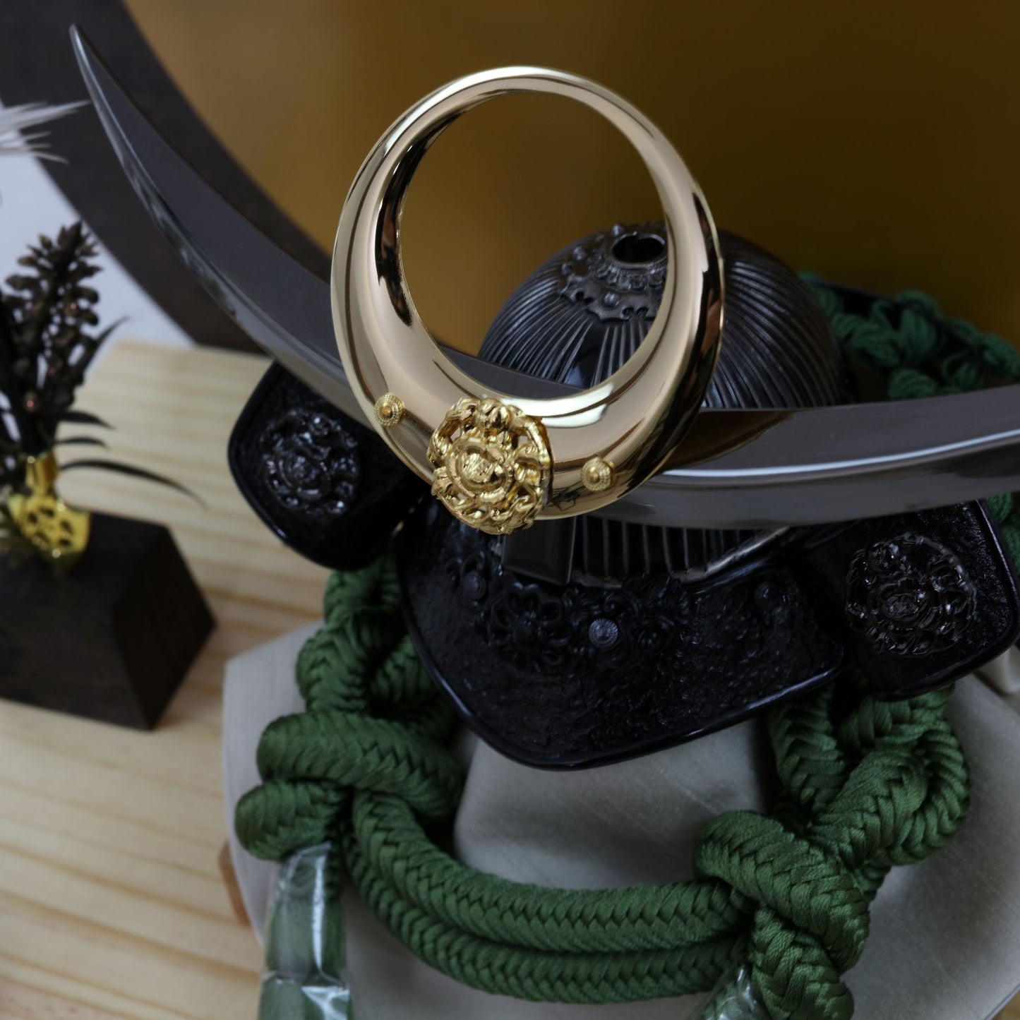 翠斗 suito｜26祈兜 三日月(大)飾り