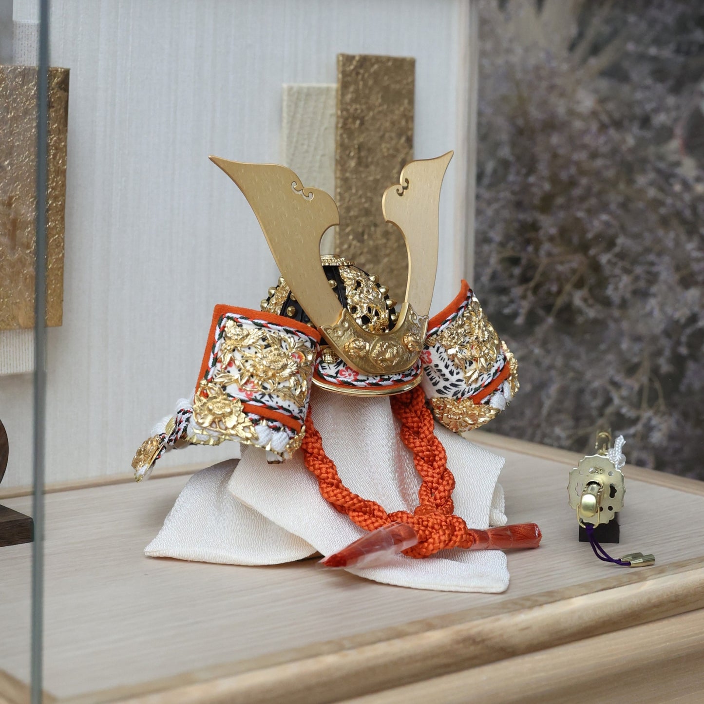 甲冑師「平安武久」作品　絢都 ayato | 26祈兜 ケース飾り