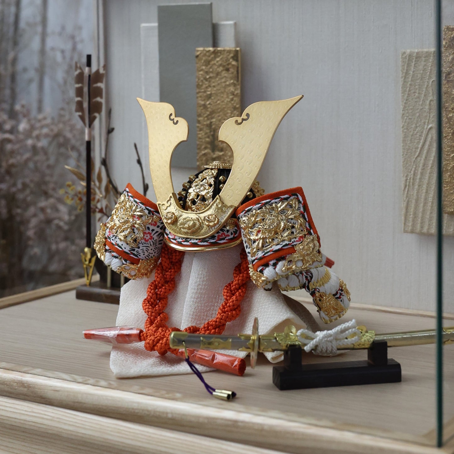 甲冑師「平安武久」作品　絢都 ayato | 26祈兜 ケース飾り