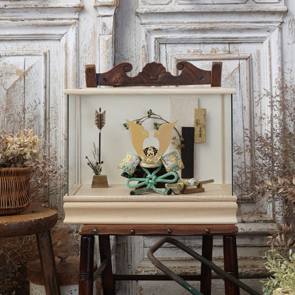 甲冑師「京都武久」作品　伊織 iori | 26祈兜 ケース飾り