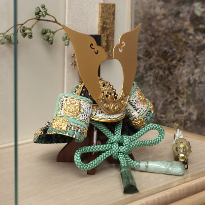 甲冑師「京都武久」作品　伊織 iori | 26祈兜 ケース飾り