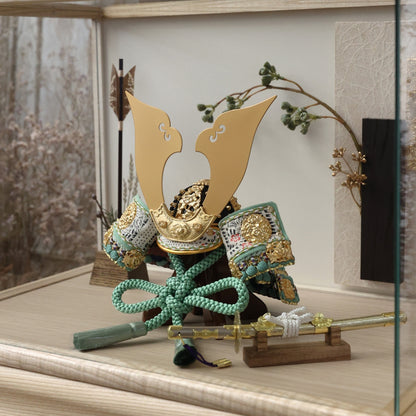 甲冑師「京都武久」作品　伊織 iori | 26祈兜 ケース飾り