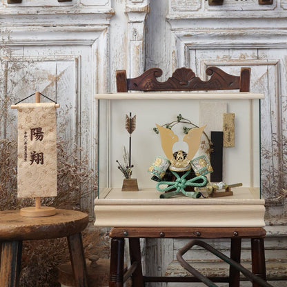 甲冑師「京都武久」作品　伊織 iori | 26祈兜 ケース飾り