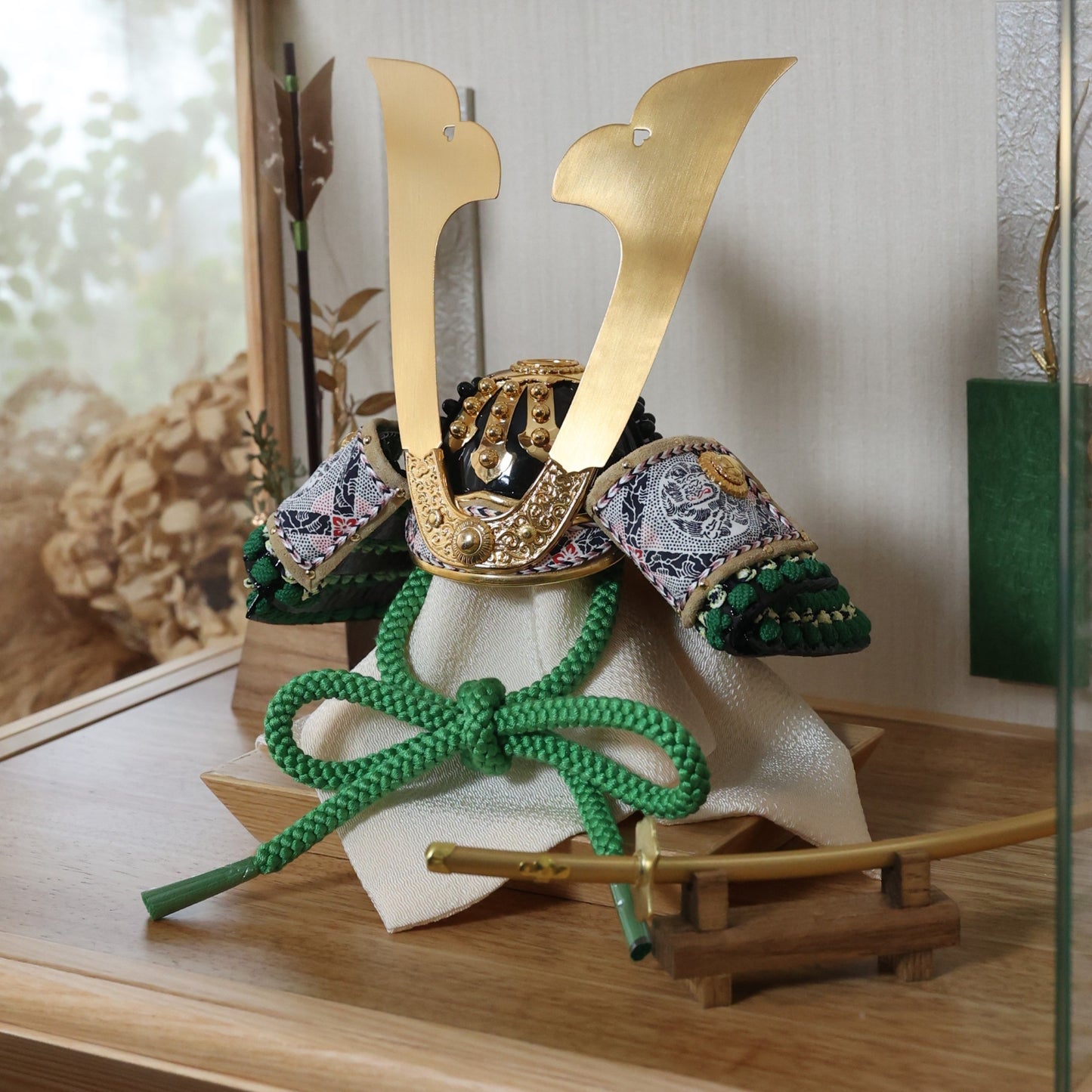 甲冑師「加藤良」作品　樹 itsuki | 26祈兜 ケース飾り