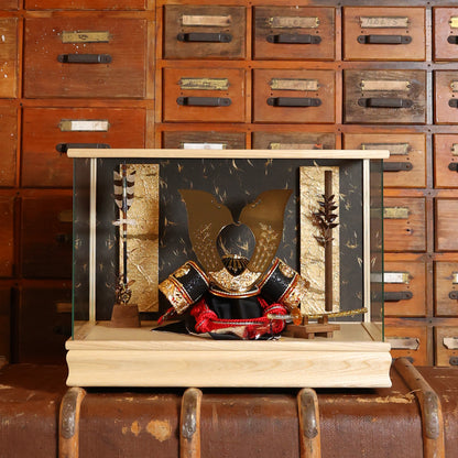 甲冑師「翠鳳」作品　魁斗 kaito | 26祈兜 ケース飾り