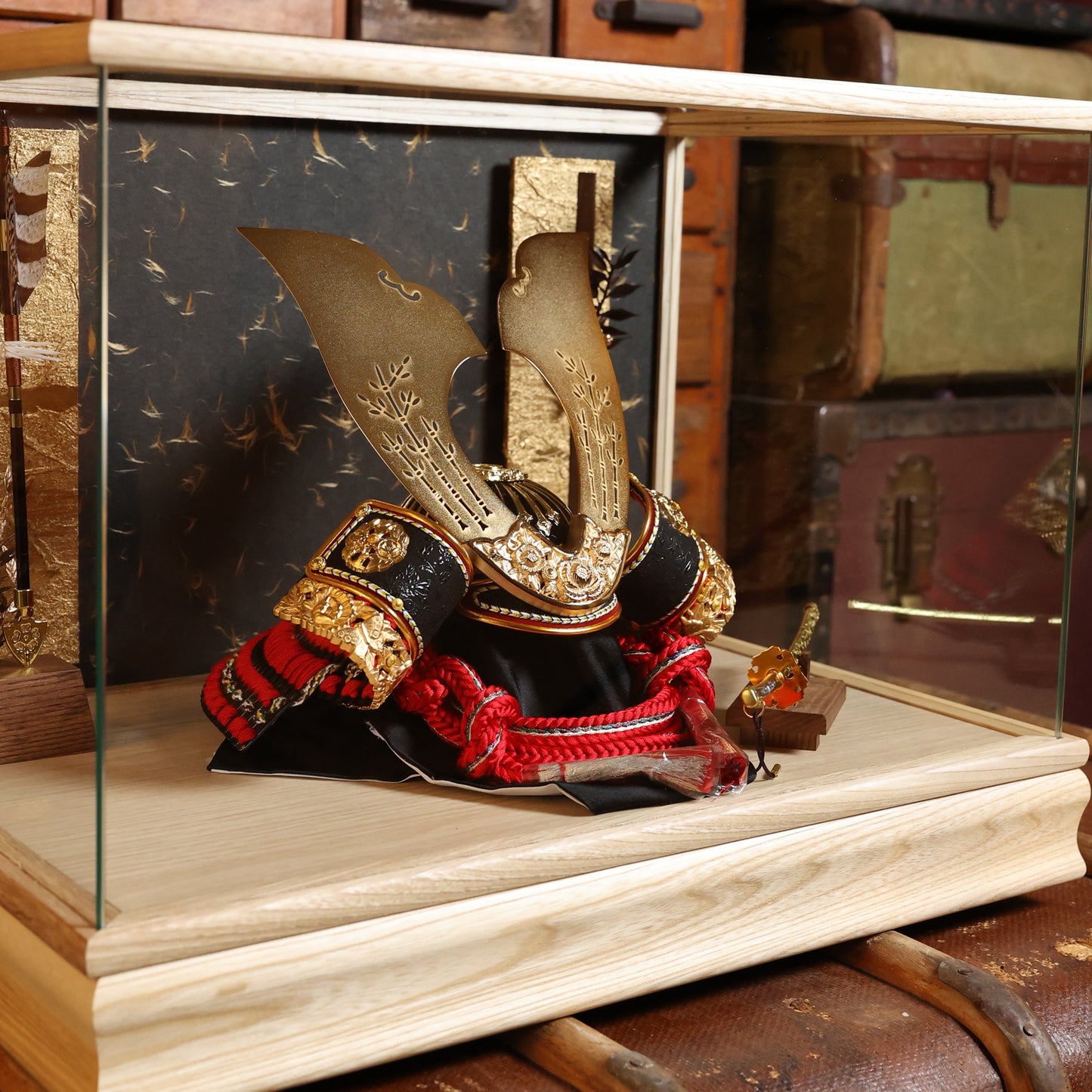 甲冑師「翠鳳」作品　魁斗 kaito | 26祈兜 ケース飾り