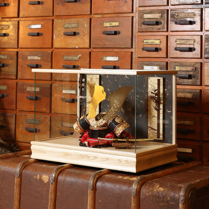 甲冑師「翠鳳」作品　魁斗 kaito | 26祈兜 ケース飾り