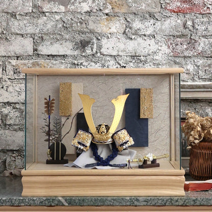 甲冑師「平安武久」作品　晃牙 kouga | 26祈兜 ケース飾り