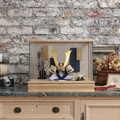 甲冑師「平安武久」作品　晃牙 kouga | 26祈兜 ケース飾り