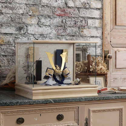 甲冑師「平安武久」作品　晃牙 kouga | 26祈兜 ケース飾り