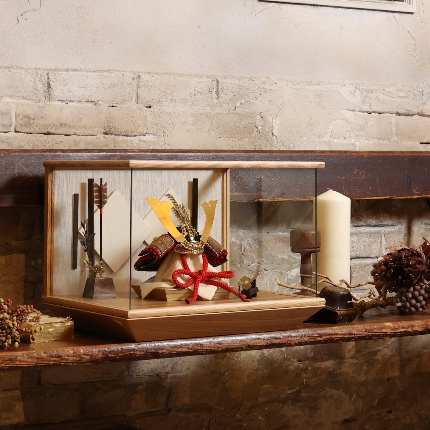 甲冑師「加藤良」作品　樏 rui | 26祈兜 ケース飾り