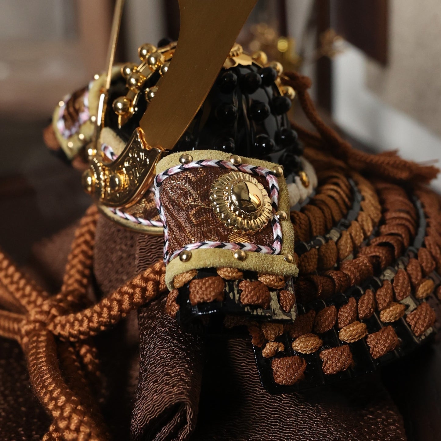 甲冑師「加藤良」作品　壮 sou | 26祈兜 ケース飾り