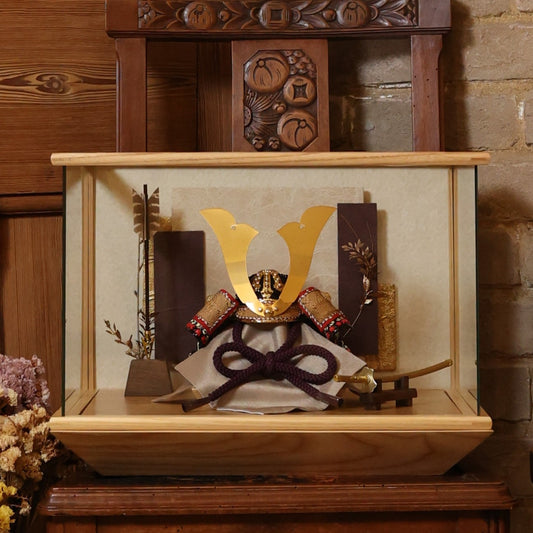 甲冑師「加藤良」作品　徳 toku | 26祈兜 ケース飾り