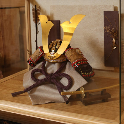 甲冑師「加藤良」作品　徳 toku | 26祈兜 ケース飾り
