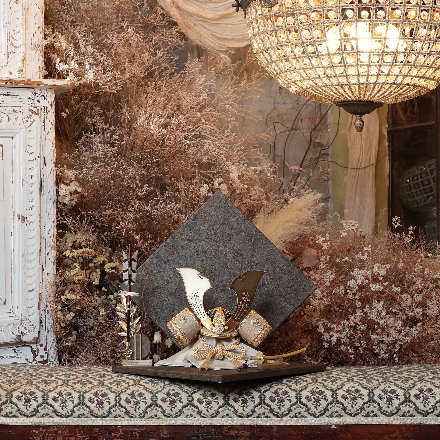 甲冑師「翠鳳」作品  豪 gou｜26祈兜 菱形飾り