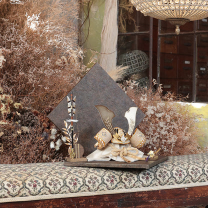 甲冑師「翠鳳」作品  豪 gou｜26祈兜 菱形飾り