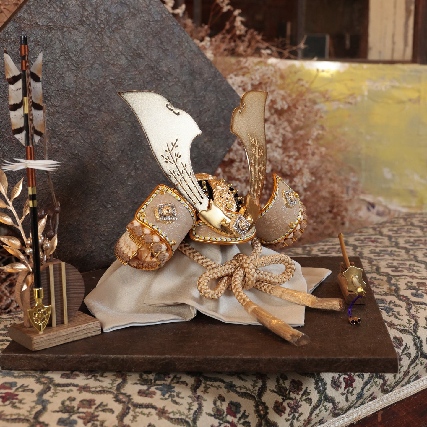 甲冑師「翠鳳」作品  豪 gou｜26祈兜 菱形飾り