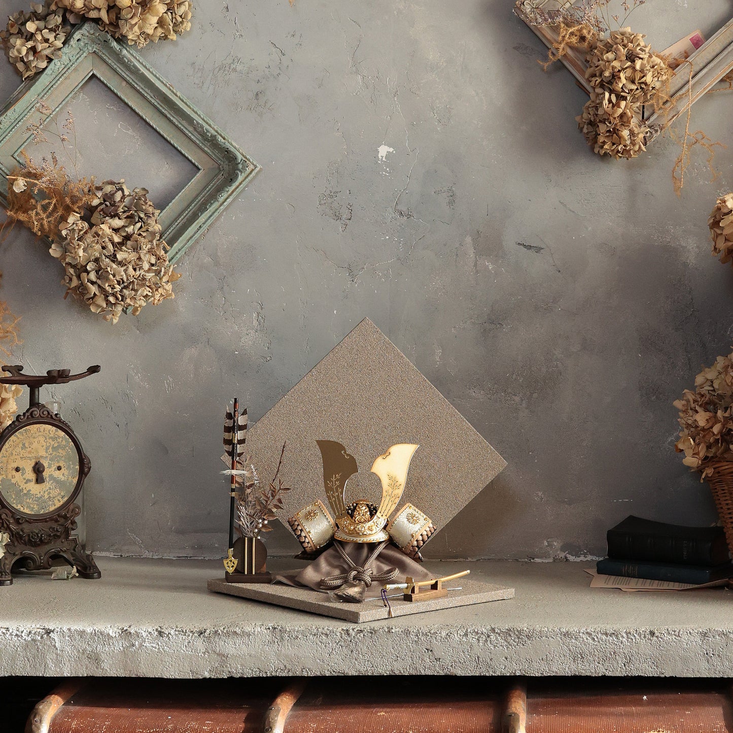 甲冑師「翠鳳」作品  悠真 yu-ma｜26祈兜 菱形飾り