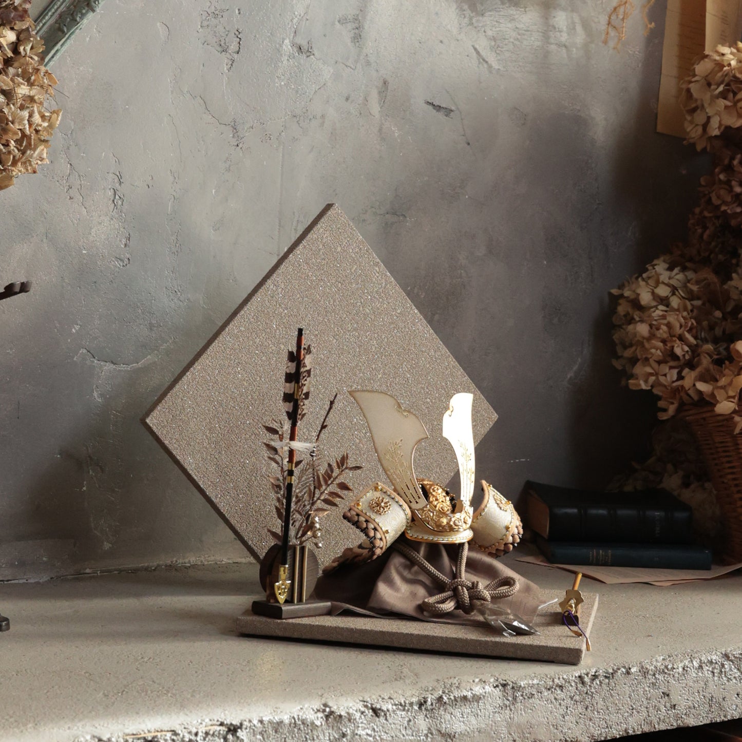 甲冑師「翠鳳」作品  悠真 yu-ma｜26祈兜 菱形飾り