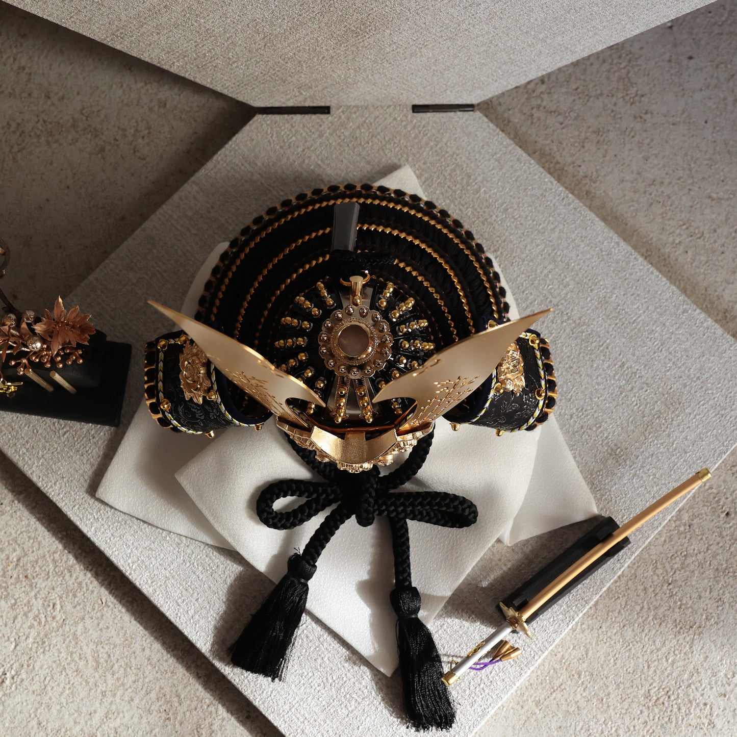 甲冑師「翠鳳」作品  烝 jyou｜26祈兜 菱形飾り