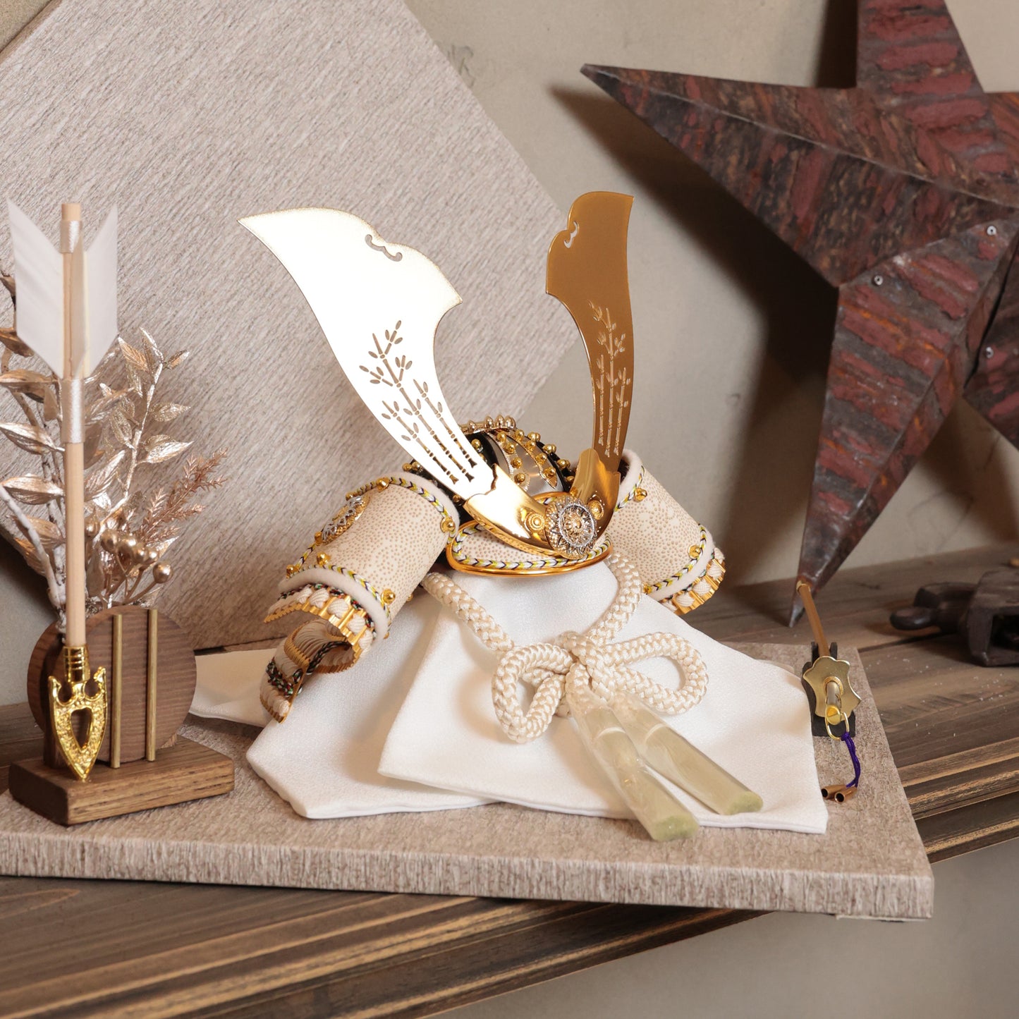 甲冑師「翠鳳」作品  皇妃 kouki｜26祈兜 菱形飾り