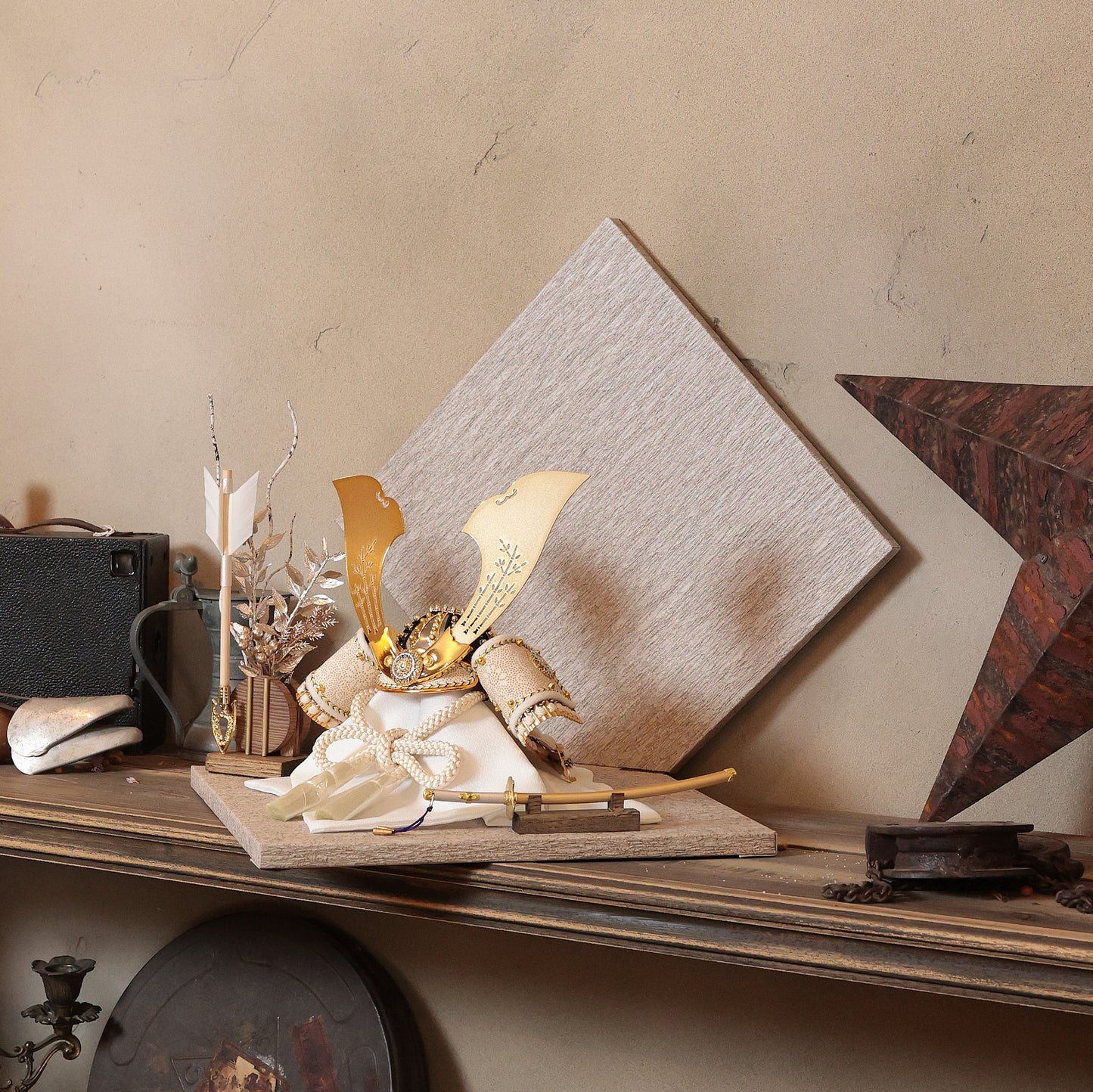 甲冑師「翠鳳」作品  皇妃 kouki｜26祈兜 菱形飾り