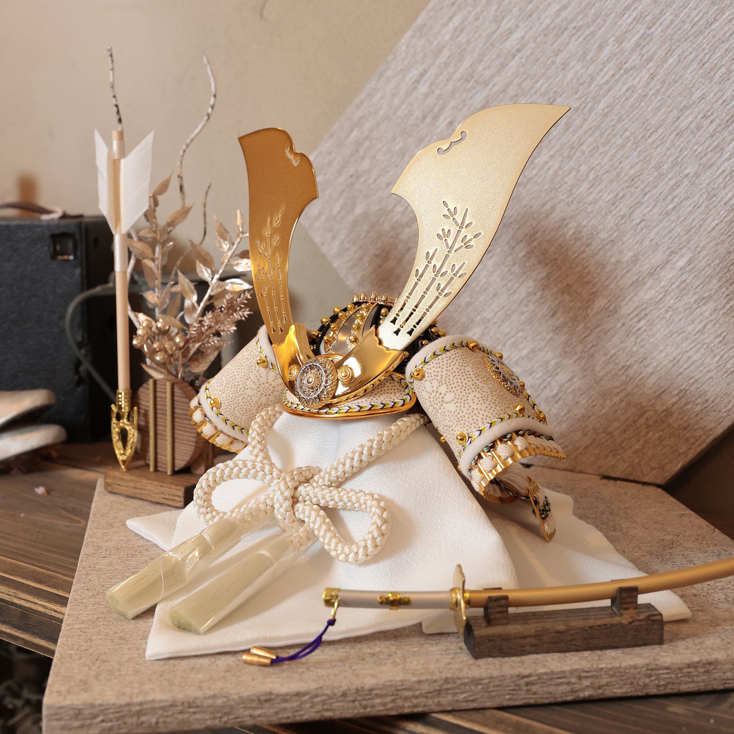 甲冑師「翠鳳」作品  皇妃 kouki｜26祈兜 菱形飾り