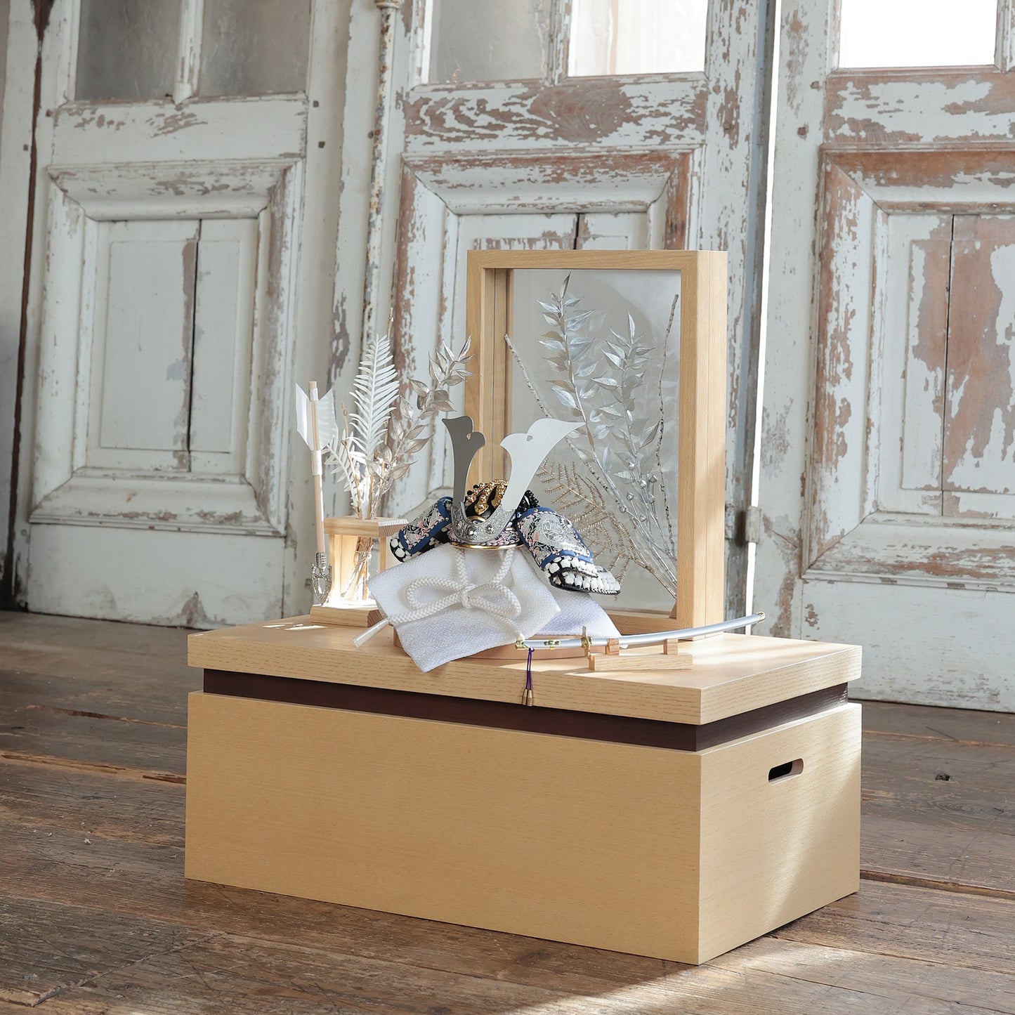 甲冑師「加藤良」作品  隼 hayato | 26祈兜 収納飾り