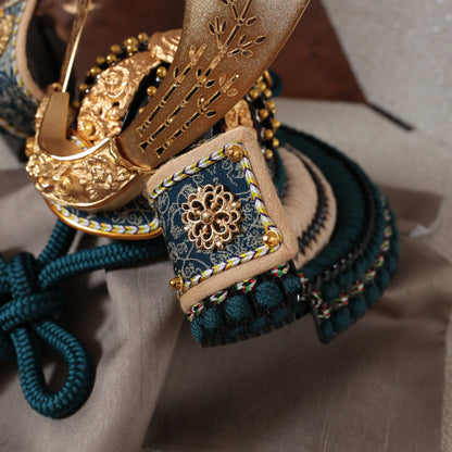 甲冑師「翠鳳」作品  永遠 towa｜26祈兜 菱形飾り