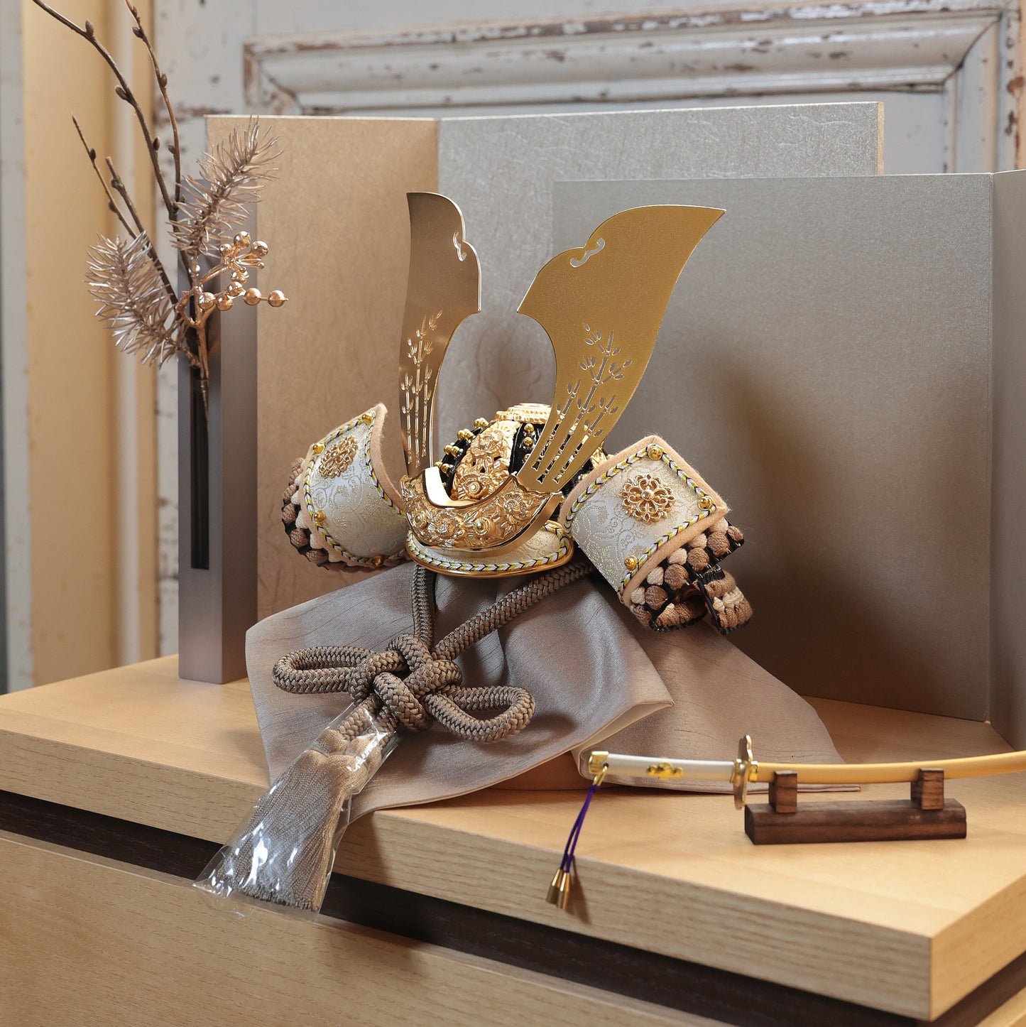 甲冑師「翠鳳」作品  悠真 yuuma | 26祈兜 収納飾り