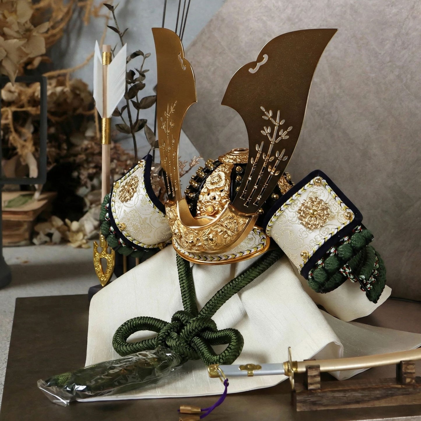 甲冑師「翠鳳」作品  朔斗 sakuto｜26祈兜 菱形飾り